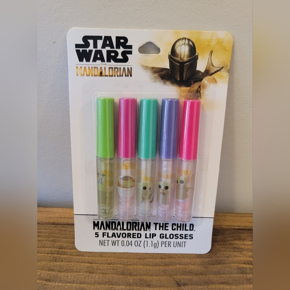 Star Wars Mandalorian The Child, Lip Gloss - Set of 5 - Picture 1 of 2